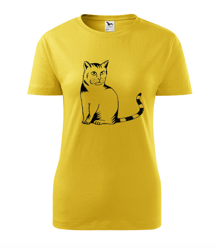  - Dámské tričko kočka divoká